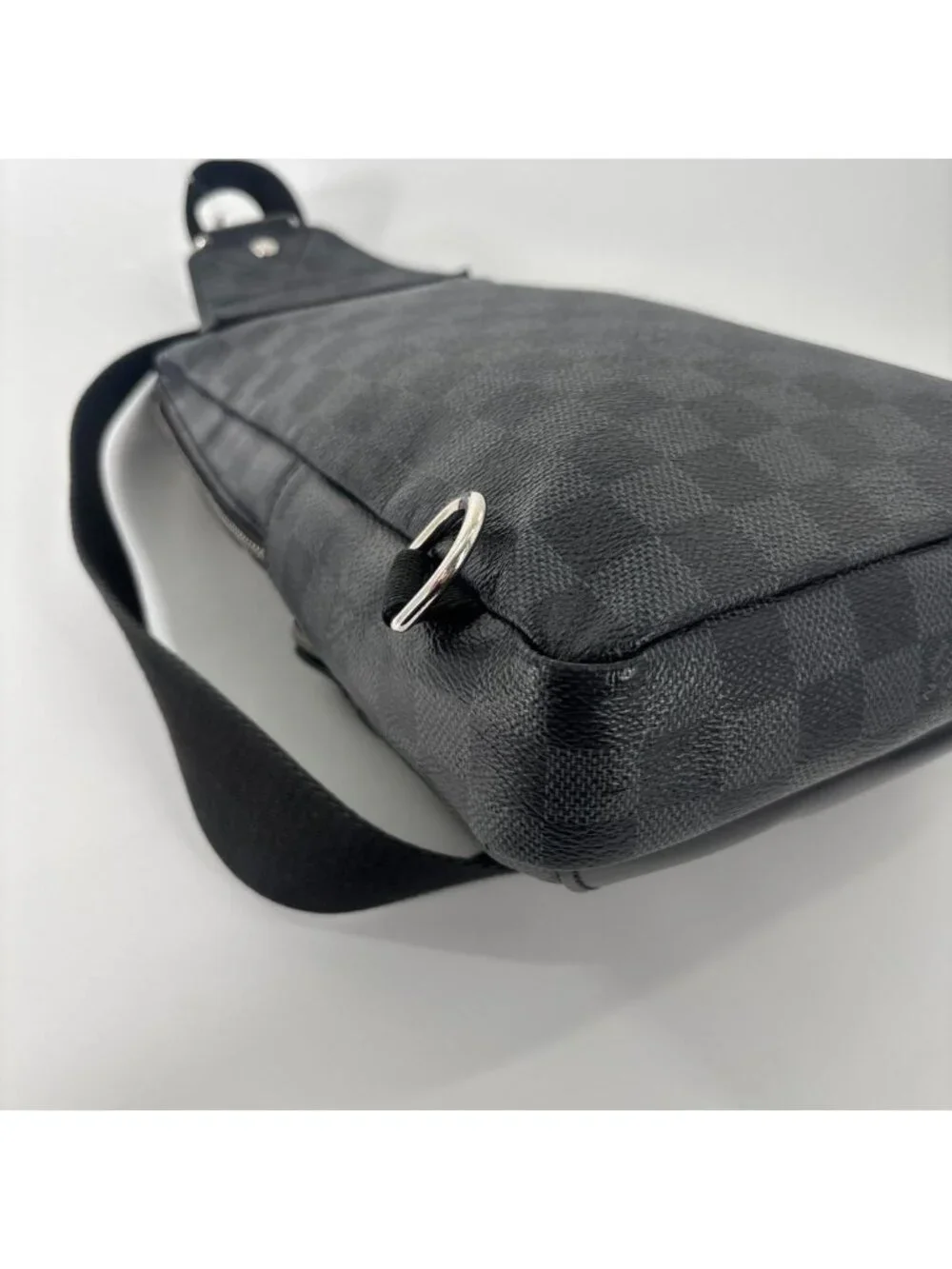 Louis Vuitton Super Damier Graphite Sling Bag Black